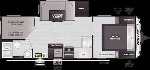new Travel Trailers Keystone RV Bullet for sale, in Palm Bay, FL Thumbnail 2
