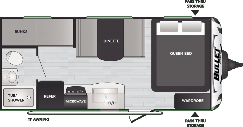 new Travel Trailers Keystone RV Bullet Crossfire for sale, in Palm Bay, FL Thumbnail 2