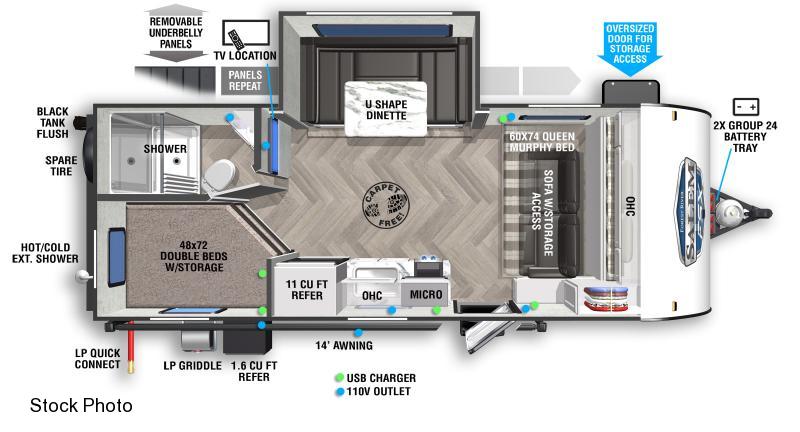 new Travel Trailers Forest River Salem FSX for sale, in Palm Bay, FL Thumbnail 19