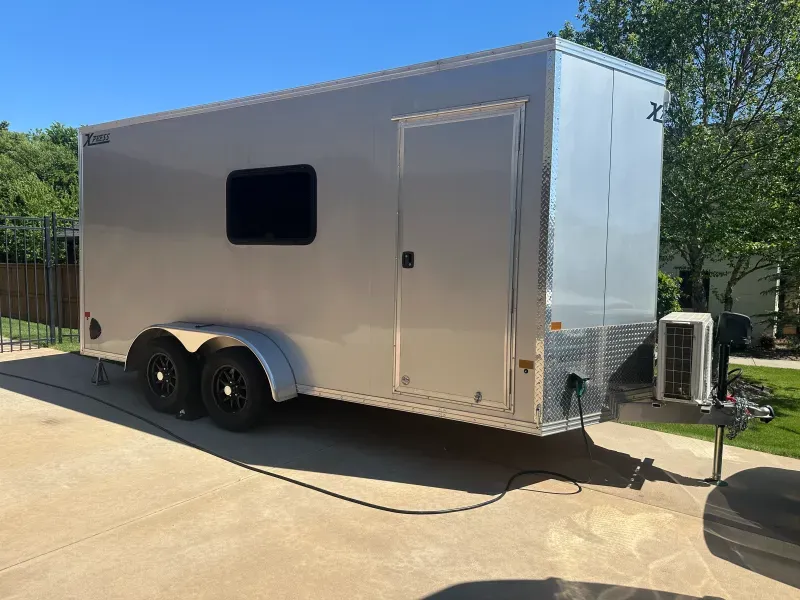 2025 ALCOM Xpress 7x16 Aluminum - Partially Converted to a Camper!