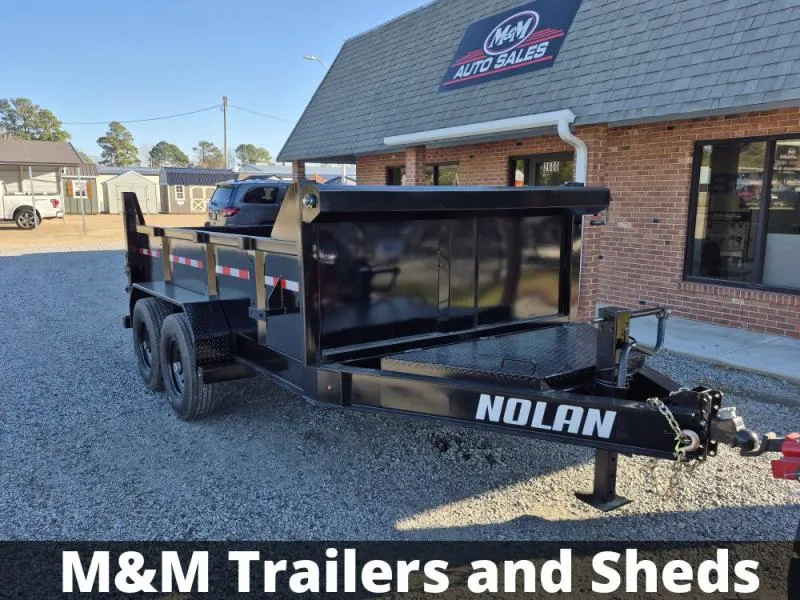 2026 Nolan 7 X 12 Dump Trailer 15K 