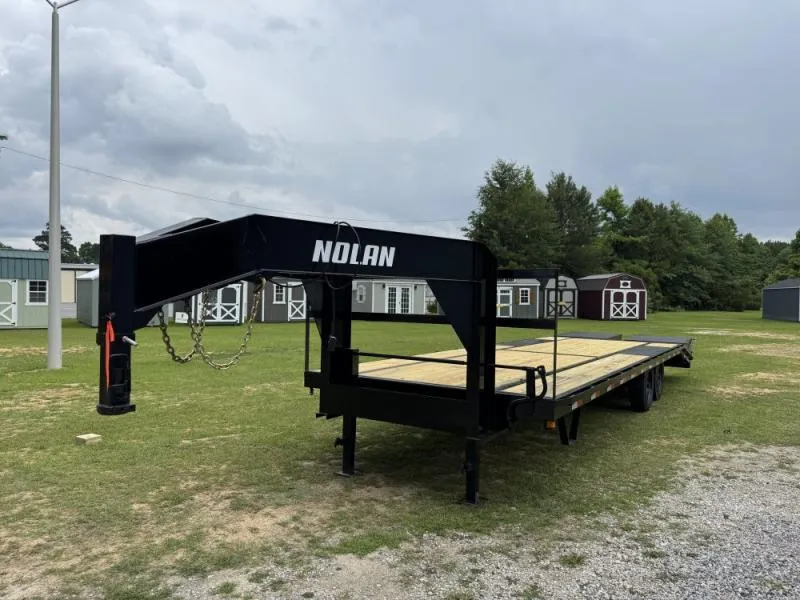 2025 Nolan 30' 22K Gooseneck W/ Mega Ramps 