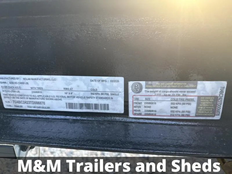 new Car Haulers / Racing Trailers Nolan Manufacturing  for sale, in Lumberton, NC Thumbnail 5