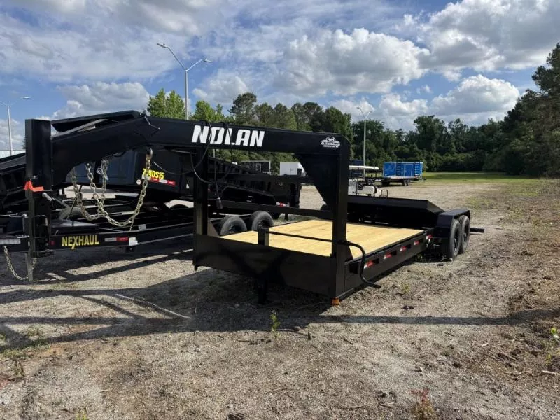 2025 Nolan 7 X 24 14K Gooseneck Half Tilt 