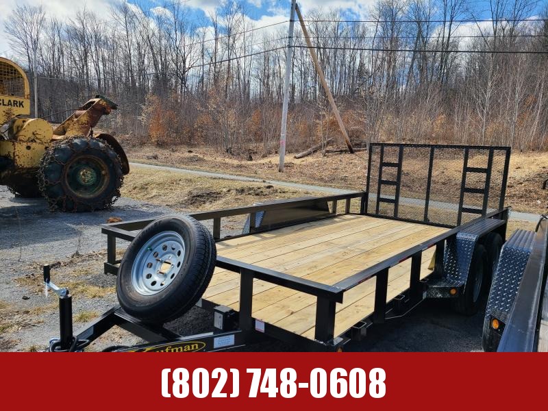 2022 Kaufman 7x16 7K GVM Steel Utility Trailer 2022 Kaufman 7x16 7K GVM Steel Utility Trailer