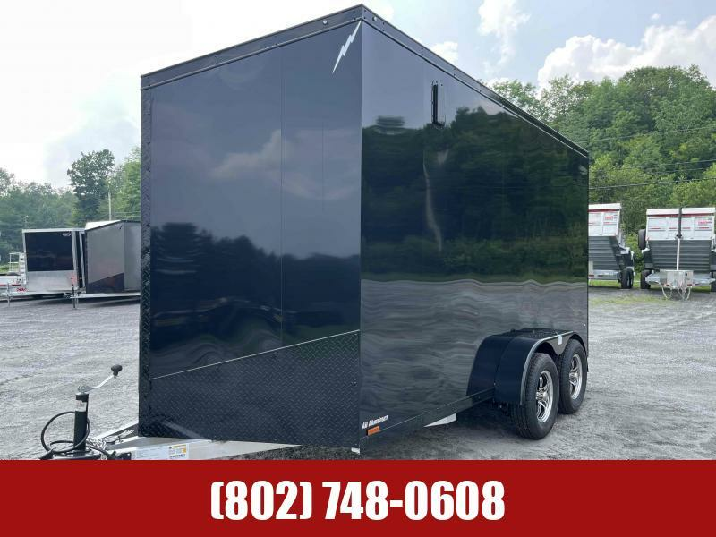 2023 Lightning 7x14 7K GVW Enclosed Trailer Kingdom Trailers Horse, Equipment, Dump, Utility