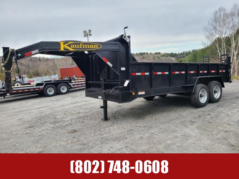 2022 Kaufman 80x16 17k GVW Gooseneck Dump Trailer 2022 Kaufman 80x16 17k GVW Gooseneck Dump Trailer