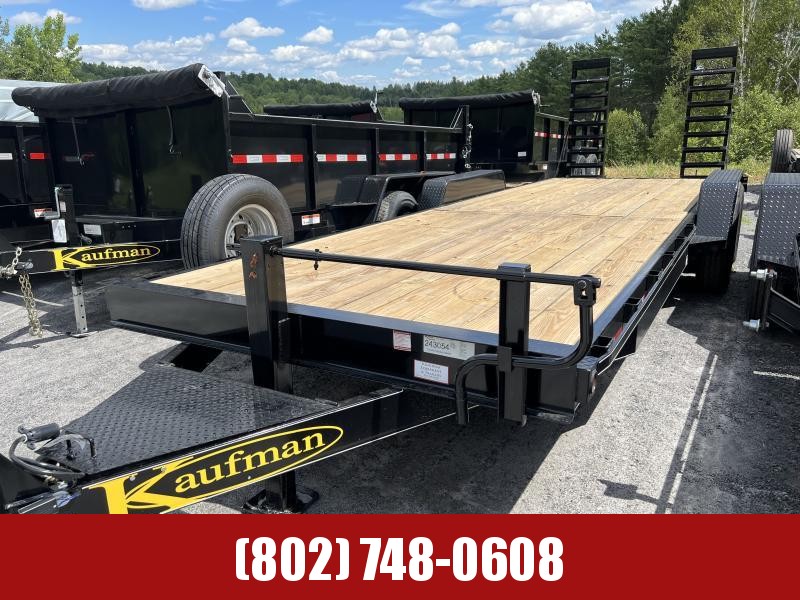 2022 Kaufman Trailers 20' Deluxe Wood Floor Equipment Trailer 15000 GVW 2022 Kaufman Trailers 20' Deluxe Wood Floor Equipment Trailer 15000 GVW