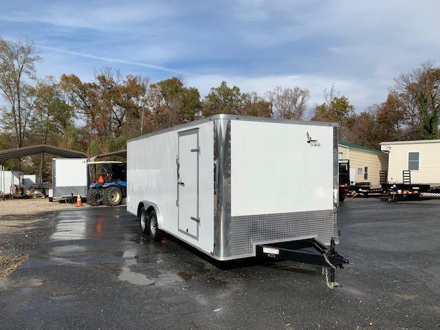 Lark White 8.5' x 20' Car Hauler Trailer w/ Extended Tongue Lark White 8.5' x 20' Car Hauler Trailer w/ Extended Tongue