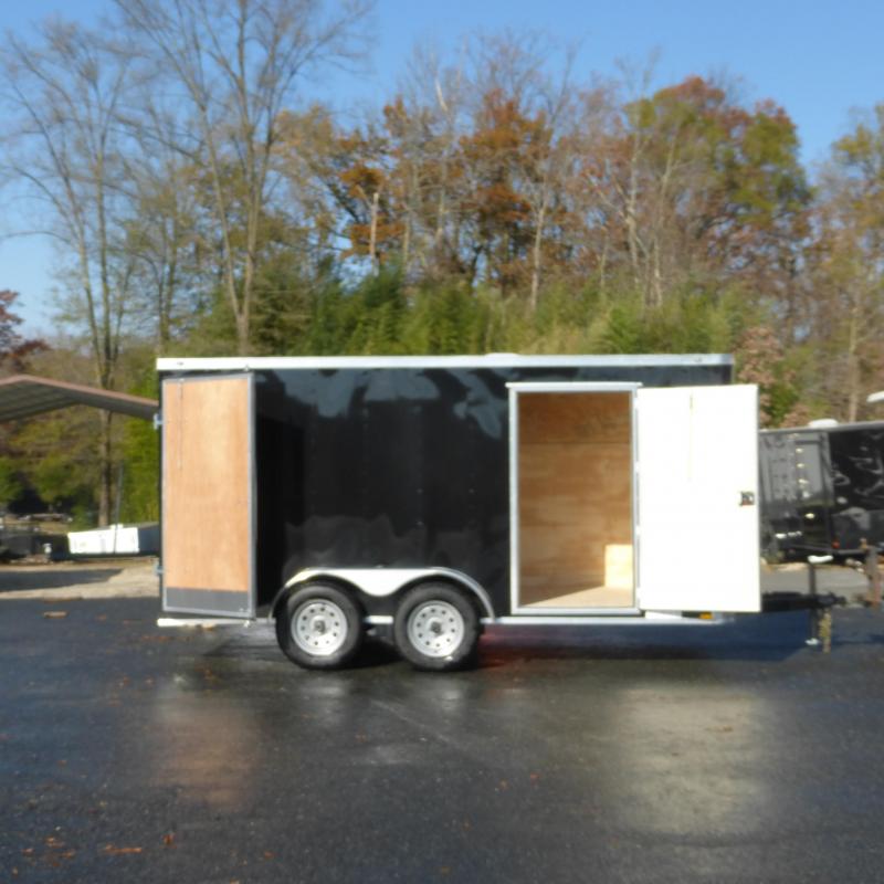 Covered Wagon 7' x 14' Enclosed Trailer w/ Cargo Doors New enclosed cargo utility landscape Covered Wagon 7' x 14' Enclosed Trailer w/ Cargo Doors New enclosed cargo utility landscape