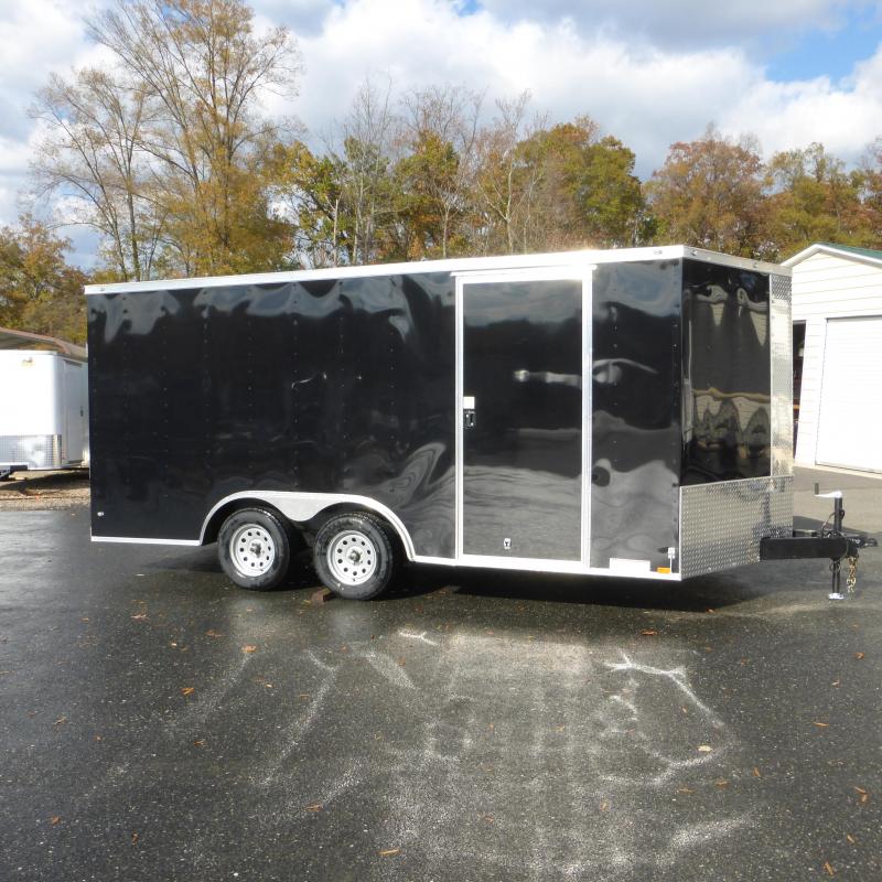 Diamond Cargo 8.5' x 16' Black Enclosed Trailer 7K New enclosed cargo