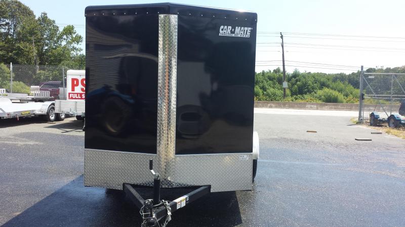 Car Mate Black 6' x 12' Enclosed Cargo Trailer Car Mate Black 6' x 12' Enclosed Cargo Trailer