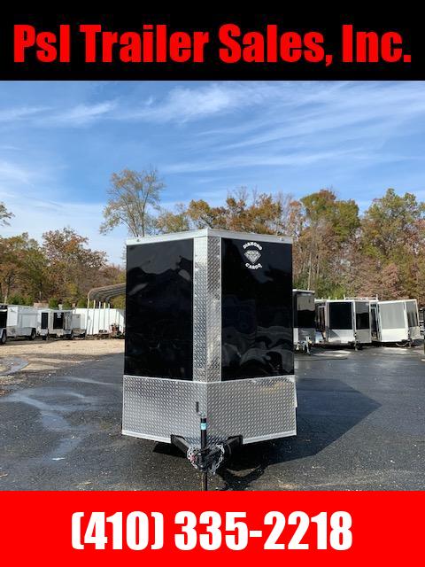 Diamond Cargo 6' x 10' Black Enclosed Trailer w/ Cargo Doors- 3K sbYBHs