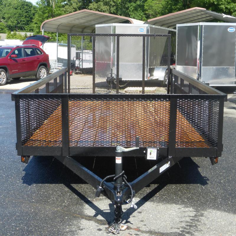 MCT 7' x 14' Landscape Trailer w/ 24" Mesh Sides dgM05Q