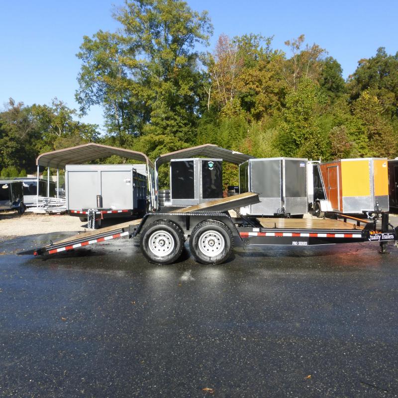 Quality Trailers 7 X 20 Tilt Equipment Trailer 15K Quality Trailers 7 X 20 Tilt Equipment Trailer 15K
