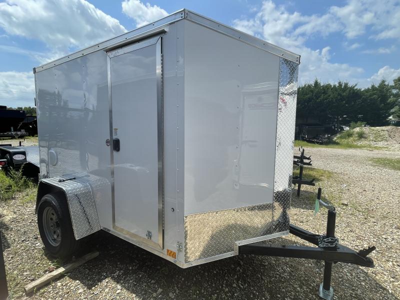 Pace American 5' x 8' White Outback Enclosed Trailer New enclosed