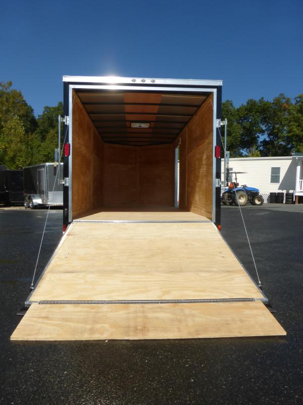 Diamond Cargo 7' x 16' Black Tandem Enclosed Trailer w/Ramp Near Me