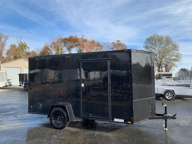 Diamond Cargo 6X10 Enclosed Cargo Trailer Black w/Blackout Package Diamond Cargo 6X10 Enclosed Cargo Trailer Black w/Blackout Package