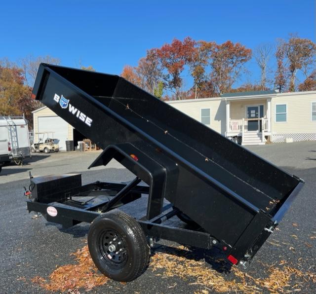 BWise 5' x 10' x 15" Single Axle Dump Trailer 5K New enclosed cargo