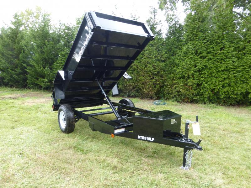 BriMar 5' x 10' x 15" Single Axle Dump Trailer 5K New enclosed cargo