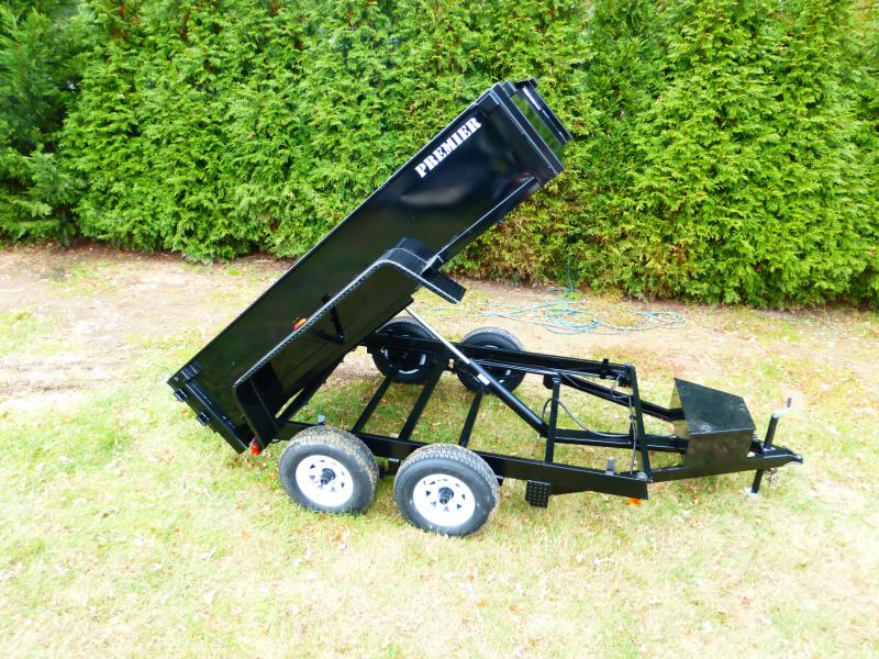 Premier 6' x 10' Dump Trailer New enclosed cargo utility landscape