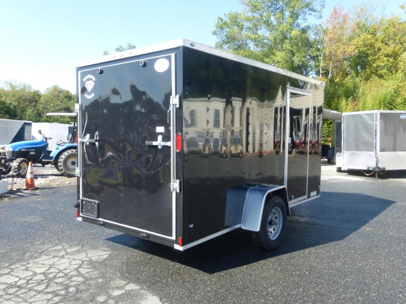 Diamond Cargo Black 6' x 12' Enclosed Trailer with Ramp Maryland