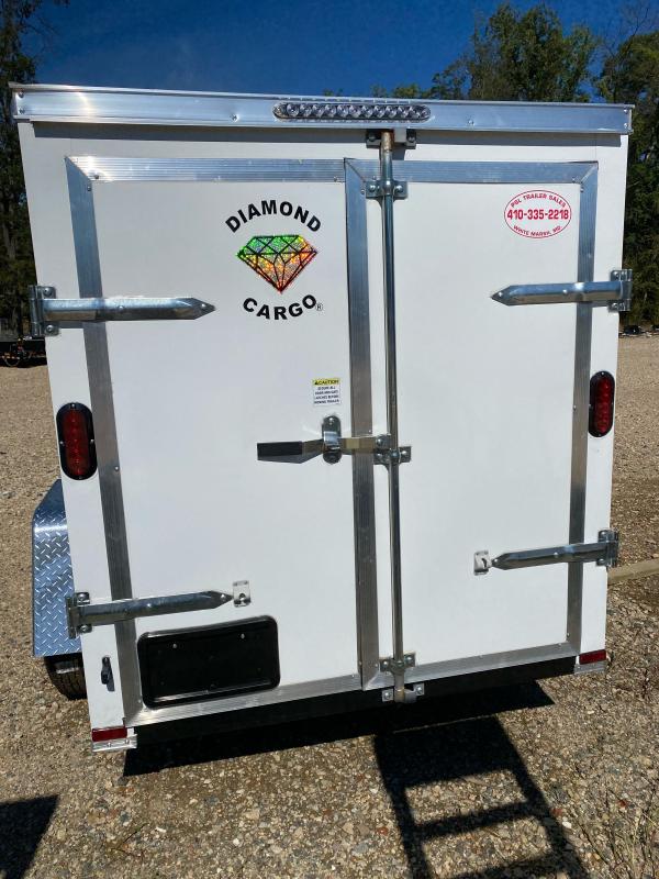Diamond Cargo 5' x 8' Cargo / Enclosed Trailer 3K New enclosed cargo utility landscape