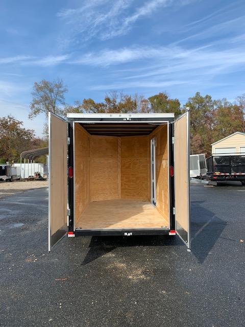 Diamond Cargo 6 X 10 Black Enclosed Trailer W Cargo Doors 3k New