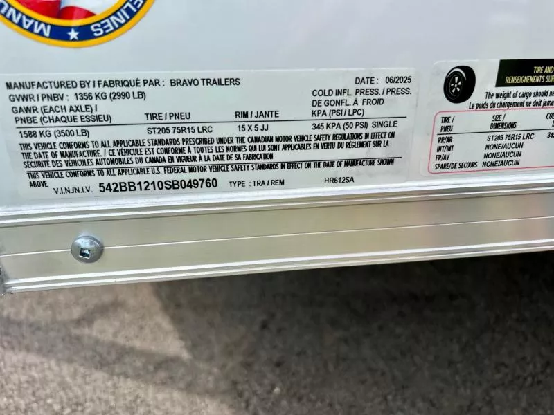 new Cargo (Enclosed) Trailers Bravo Trailers  for sale, in Ottawa, IL Thumbnail 9