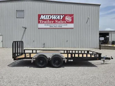 2027 PJ Trailers 83 x 16' (14+2) TA Utility BP Utility Trailer