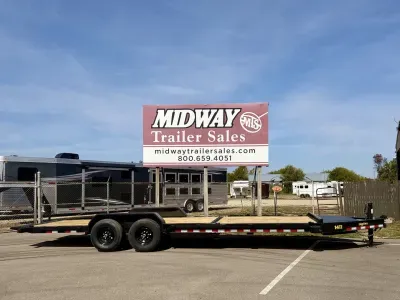 Big Tex 83 X 24' (16 +8') Super-Duty I-Beam Tilt-14TI