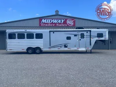 2025 Merhow Trailers 8414-A DA Horse Trailer