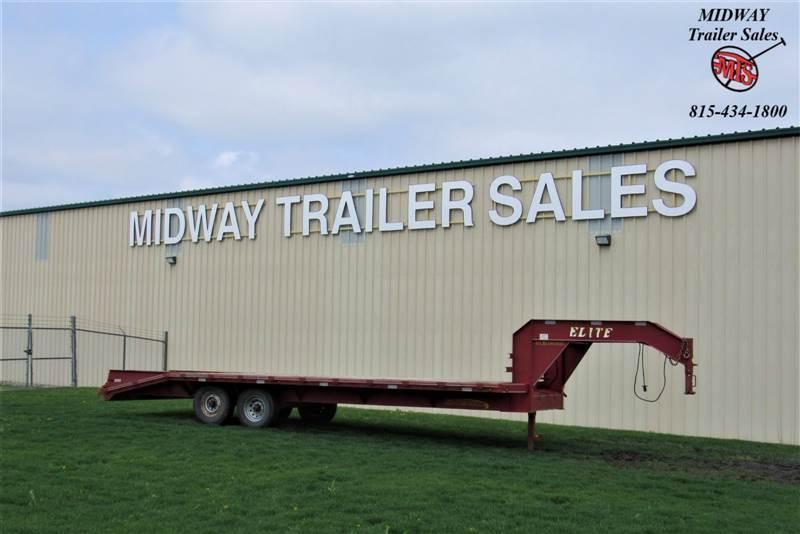 2010 Elite Trailers 102" X 25' (20 +5') GN Flatbed Trailer 2010 Elite Trailers 102" X 25' (20 +5') GN Flatbed Trailer
