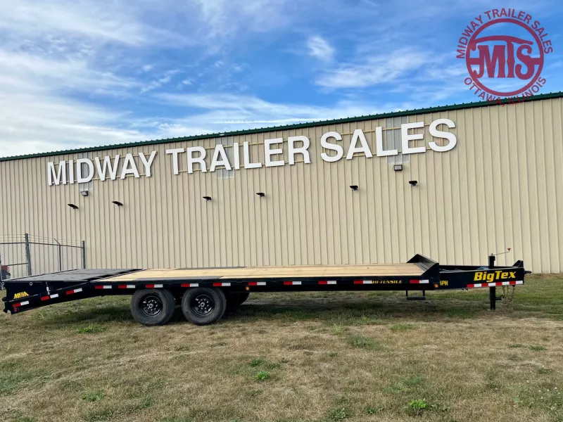 2026 Big Tex Trailers 102" X 25' (20 + 5') Single Wheel TA Pintle -14PH Deckover Trailer