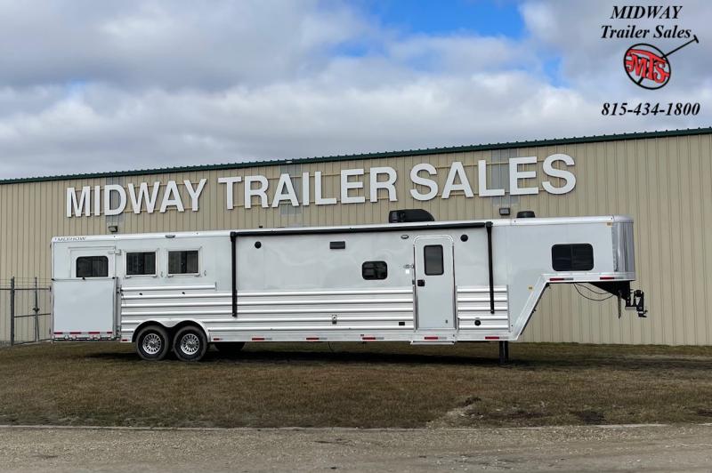 2023 Merhow Trailers 8316 RWS Next Gen 3H Side Load w/ 16'SW LQ Horse Trailer