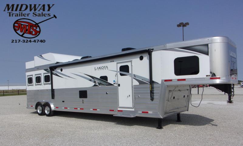 2021 Lakota 8317 BigHorn w/17' SW & LQ GN Horse Trailer 2021 Lakota 8317 BigHorn w/17' SW & LQ GN Horse Trailer