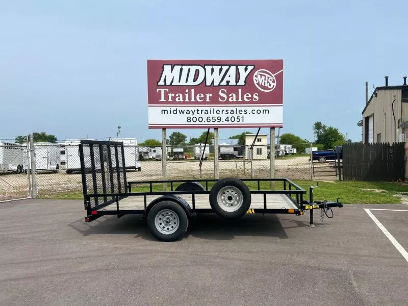 2022 Big Tex Trailers 77 X 12' Single Axle Utility- 35SA Utility Trailer