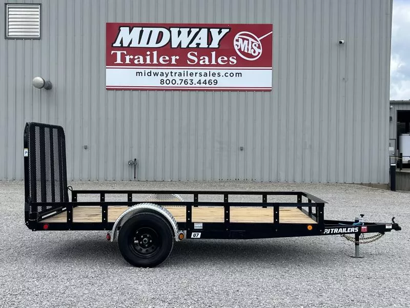 2026 PJ Trailers 77 X 12' SA 4" CHANNEL UTILITY Utility Trailer
