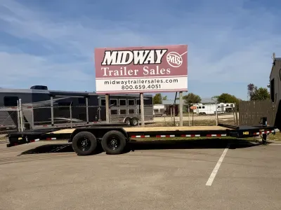 Big Tex 83 X 24' (21+3') HD TA Seamless I-Beam 14EH