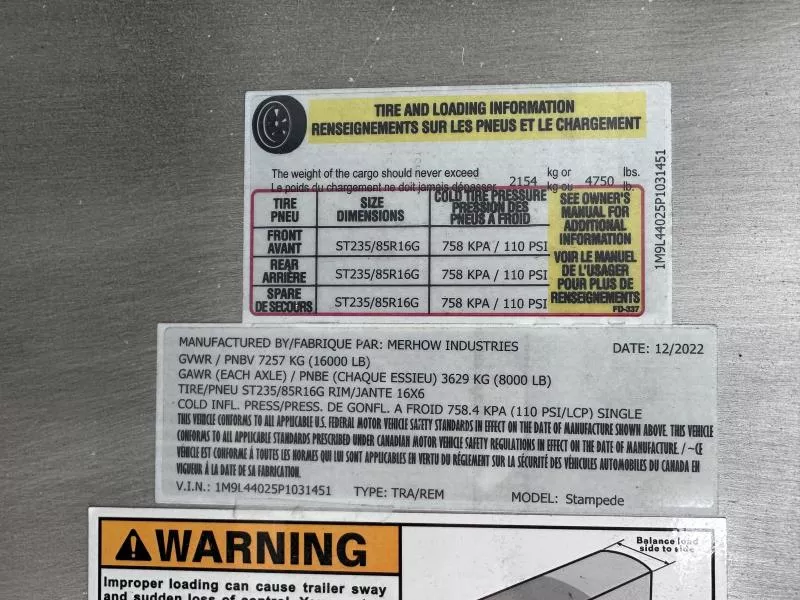 new Horse Trailers Merhow Trailers  for sale, in Litchfield, IL Thumbnail 18