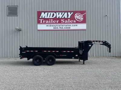 2026 PJ Trailers 83 x 14' Low Pro Telescopic Dump Dump Trailer