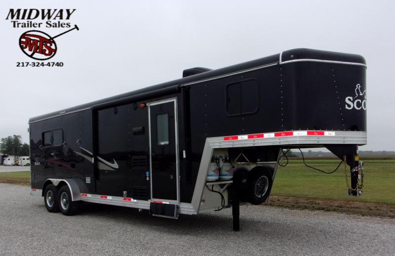2021 Bison Trailers 7308 Scout w/ 8' SW Horse Trailer 2021 Bison Trailers 7308 Scout w/ 8' SW Horse Trailer