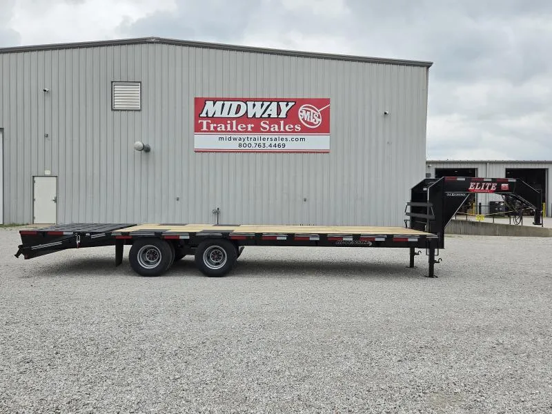 2026 Elite Trailers 102 x 25' (20+5) TD Deckover GN Deckover Trailer