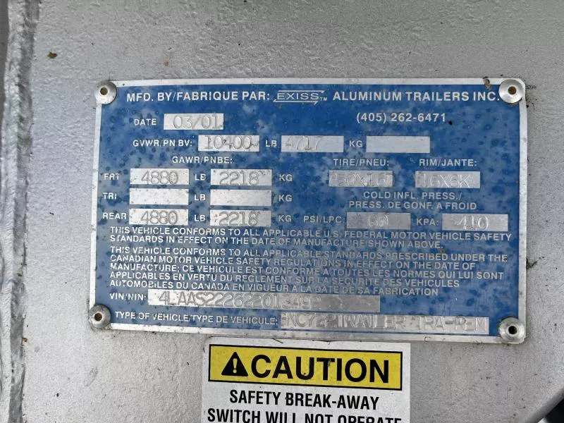 used Other Trailers Exiss Trailers  for sale, in Litchfield, IL Thumbnail 9