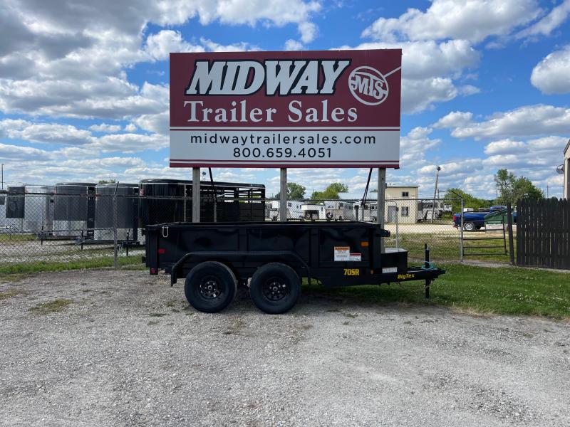 2024 Big Tex Trailers 60" X 10' Tandem Axle Single Ram Dump- 70SR Dump Trailer