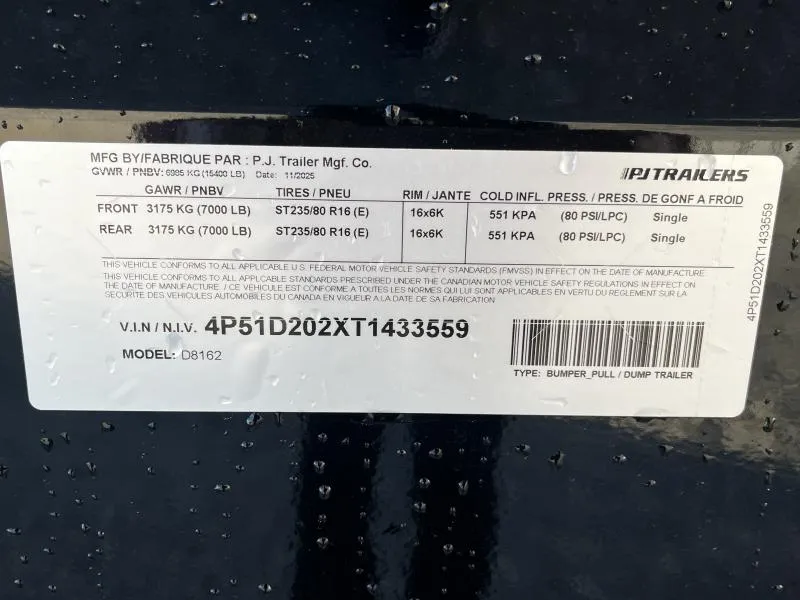 new Dump Trailers PJ Trailers  for sale, in Litchfield, IL Thumbnail 6