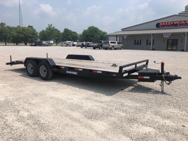 2020 Sure-Trac 82" X 20' (18+2) Carhauler TA BP Flatbed Trailer 2020 Sure-Trac 82" X 20' (18+2) Carhauler TA BP Flatbed Trailer