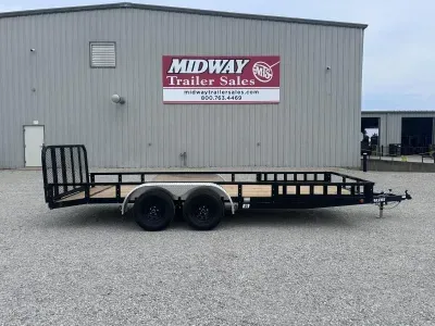 2027 PJ Trailers 83 x 18' (16+2) TA Utility BP Utility Trailer
