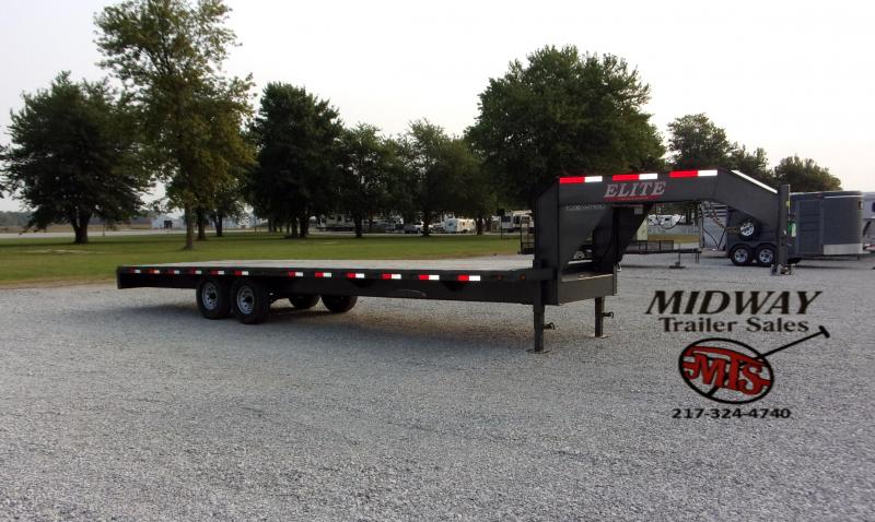 2020 Elite Trailers 28' SW Float GN Flatbed Trailer 2020 Elite Trailers 28' SW Float GN Flatbed Trailer