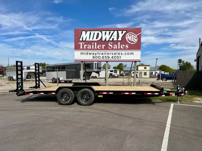 2026 Big Tex Trailers 83" X 20' (17 +3') Economy Equipment Trailer- 14EB Equipment Trailer
